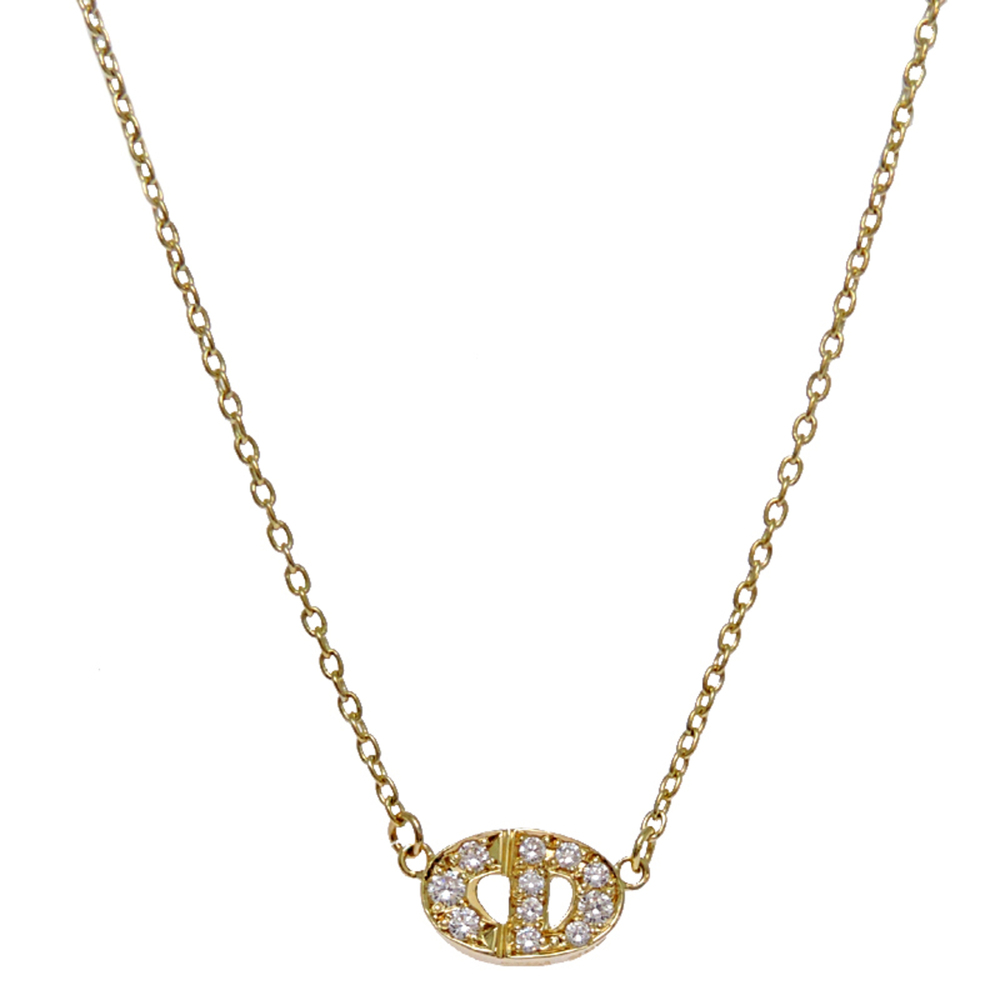 DIOR Gold Diamond Necklace